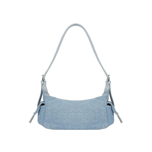 Sac à bandoulière pour femme idéal pour vos sorties citadines en denim multipoche