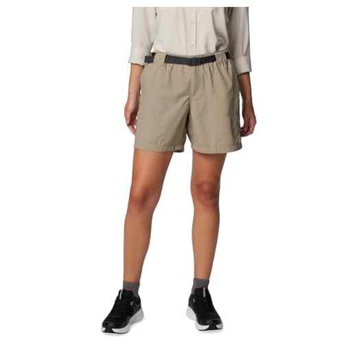 Columbia Women's Sandy River Cargo Short II, Tusk, Large