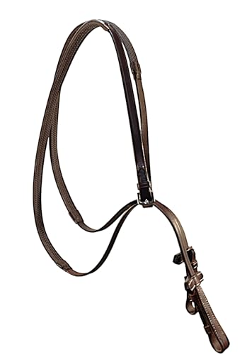 Bello-Equine Horse Bridles - Fancy Stitch Havana Brown Premium Leather (COB)