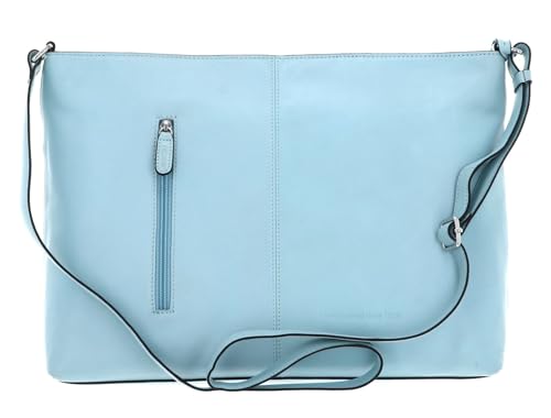 Bolso bandolera de cuero Picard Felicita en color azul claro Pool 3