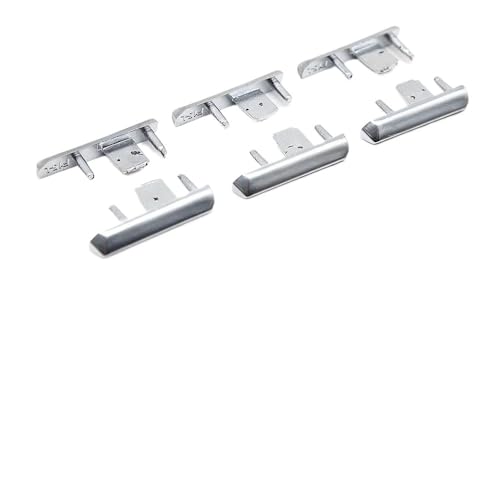 QOYGZ Auto Chrome Plate Car Air Conditioner Vent Trim Panel Keys Plating Strip Replacement for BMW X5 X6 F15 F16 2014-2018 64119332155(Silver-Left and Right 2pcs)