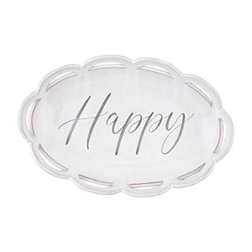 Ezpz Happy Bowl Mud Pie Scalloped Happy Bowl, 8' x 12 1/4'