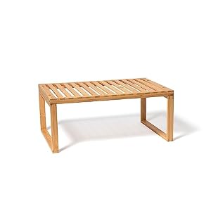 Lipper International Bamboo Kitchen Cabinet Shelf for Organizing a Pantry, Countertop, or Bathroom, 15 5/8″ x 10″ x 6 1/4″