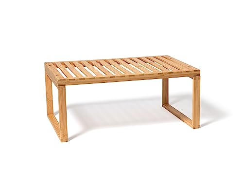 Lipper International Bamboo Kitchen Cabinet Shelf for Organizing a Pantry, Countertop, or Bathroom, 15 5/8" x 10" x 6 1/4" by Lipper International - Used condition - US$17.06