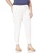 Celebrity Pink Jeans Women's Plus Size Color Mid Rise Skinny Jean, Optic White, 22W