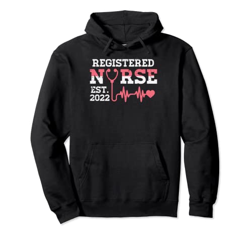 Infirmière enregistrée Est. 2022 RN École de soins infirmiers diplômés Sweat à Capuche