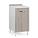 Mobile base con anta per cucina colore olmo Cm 40x50xH 85 1 anta