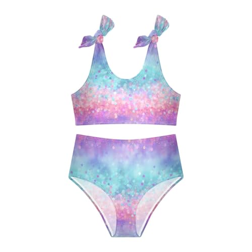 Image of Boccsty Cute Crab Red Blue Girls Swimsuits Kids Bikini Sets 2 Pcs Bathing Suit for 3T