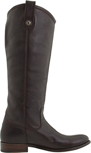 Image of Frye Melissa Button 2 Equestrian-Inspired Tall Boots for Women Made from Hard-Wearing Vintage Leather with Antique Metal Hardware and Leather Outsole - 15 inch Shaft Height