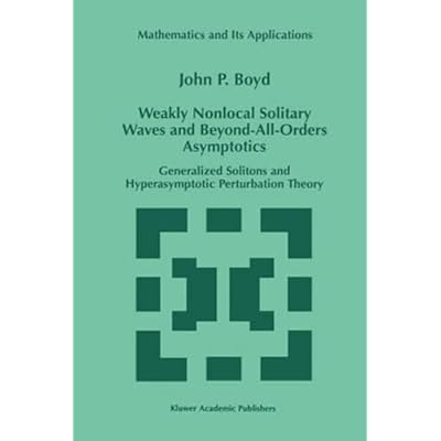 Weakly Nonlocal Solitary Waves and Beyond-All-Orders Asymptotics