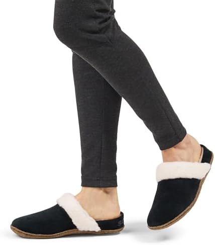 Sorel Women's Nakiska Slide II Shoes - Black, Natural - Size 9 | Image 4