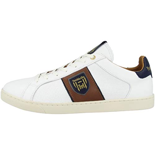 Pantofola d'Oro Sorrento Uomo Low, Scarpe da Ginnastica Basse, Bianco (Bright White .1fg), 44 EU