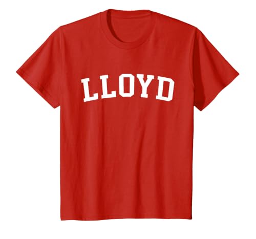 Lloyd T-Shirt, Youth, Red, Medium