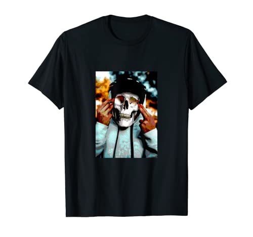 Alternativa Clothes Aesthetic Goth Women - Skull Graphic Camiseta