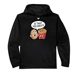 Is That You Bro?! Funny Cute Potato and French Fries Pun Performance Hoodie