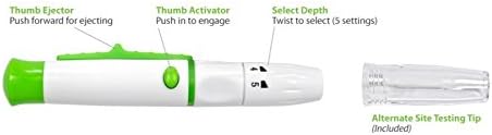 Easy Touch Diabetes Testing Kit - Easy Touch Meter, 100 Easy Touch Blood Glucose Test Strips, 100 Slight Touch Lancets 30g, Lancing Device and 100 Easy Comfort Alcohol Pads