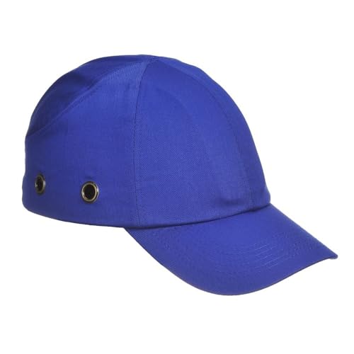 Casquette de sécurité PW59 avec éclairage LED amovible et visière courte anti-choc