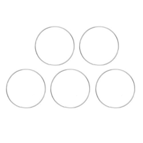 LIOOBO 5 Piezas Anillo de Atrapasueños Aros de Artesanía de Chapado en...