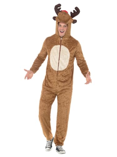 Preisvergleich Produktbild Smiffys Reindeer Costume, Brown Halloween und Karneval