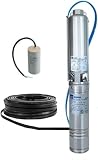 CORPO/POMPA SOMMERSA PER POZZI EBARA 4WN2-14 HP1 50 LITRI MINUTO 9.2 BAR MAX (V230+CAVO 10MT+CONDENSATORE)