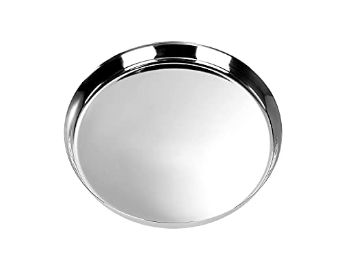 Image of BLeaf Stainless Steel-Premium Half Plate /Heavy Guage Halt Plate (Pack of 6)