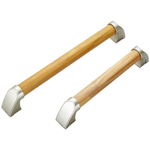 Barra de agarre para seguridad en el baño, mango de ducha de madera para personas mayores, riel de apoyo antideslizante para ancianos y discapacitados, barra de equilibrio de 50 cm para uso asistido