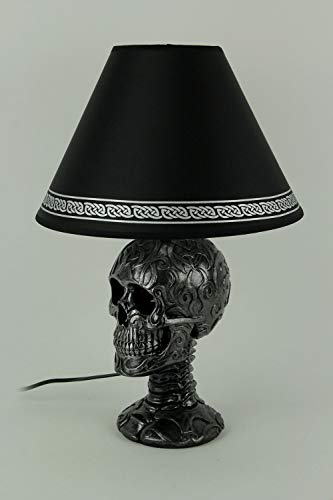 Gardengreeters Light Of Wisdom Gothic Tribal Skull Table Lamp With Shade #TOP1