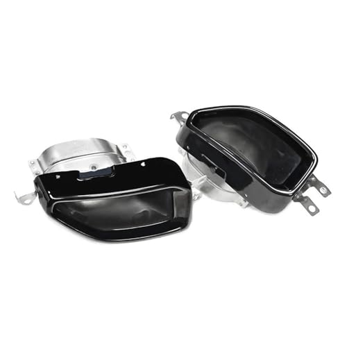 Embout d'échappement carré noir en acier inoxydable pour BMW Série 3 G20 G21 2019-2020