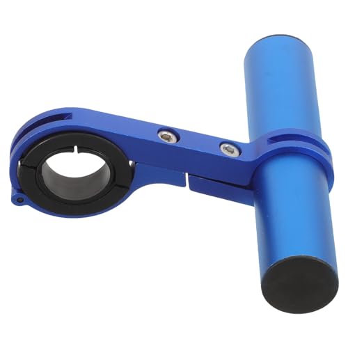 Luxshiny Extensor de Manillar de Bicicleta de Metal Ligero y Resistente a Impactos Soporte para Instalación de Linternas y Cronómetros en Manillares