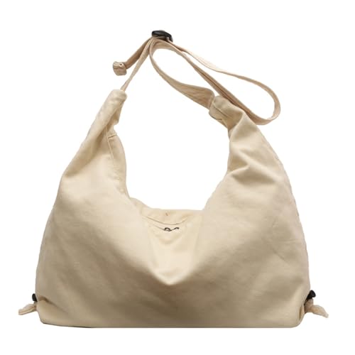 Sac à bandoulière en toile avec sangle réglable et grande capacité pour le quotidien