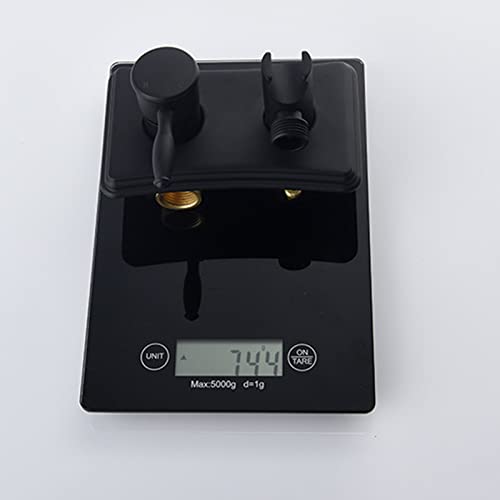 Rociador de bidé para inodoro解决冷水刺骨, 纯铜冷热双温黑色喷枪 8