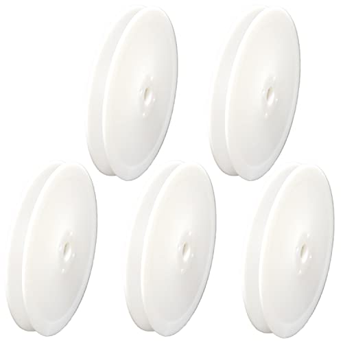 moonfarm 手芸用 スプール リール セット 選べる24サイズ 空ボビン プラスチック リボン (直径16㎝・幅1.4㎝, 5個セット)