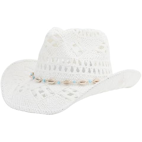 Melesh Unisex Shapeable Wide Brim Cowboy Hat Cover
