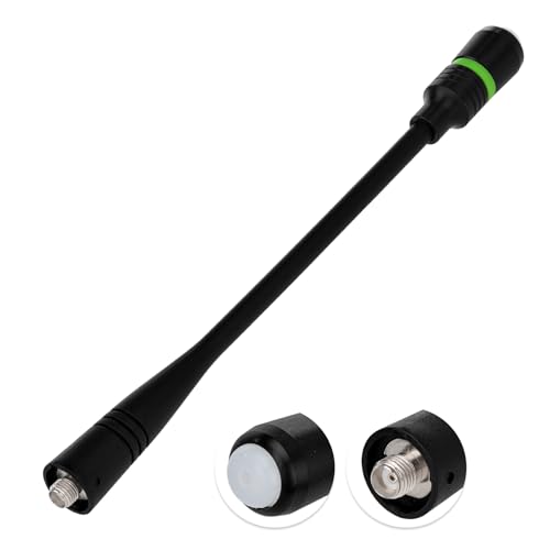Antena doble banda 136-174MHz 400-470MHz con luz LED para radio Baofeng UV-5R y Alisunce HD1