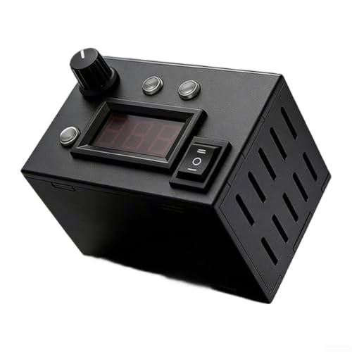 Regulador de velocidad digital 24 V con interruptor reversible negro 3