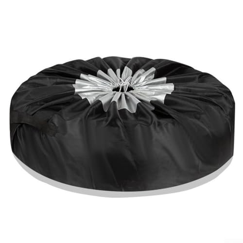 Housse de pneu en tissu Oxford pour voiture - Imperméable - Convient pour différentes tailles de pneus (L)