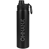 OMNANA® HYDR8™ Trinkflasche Edelstahl (660 ml) – Auslaufsichere & doppelwandige Thermosflasche...