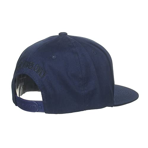 Top Level Usa Flag Embroidery Snapback Flat Bill Hat 220324A45-Navy #TOP3