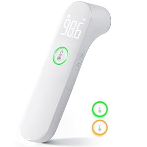 Thermometer for Adults and Kids, Fast Accurate Baby Thermometer with Fever Alarm & Mute Mode, FSA Eligible, Lifetime Support -Take Quick Temperature Easily