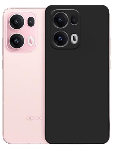 Image of Designerz hub Oppo Reno 13 Pro 5G Back Cover | Soft Silicone Slim Back Case for Oppo Reno 13 Pro 5G - Black