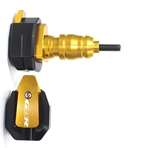 Marco anticaídas Suzuki GSR750 con absorción de impactos y acabado dorado