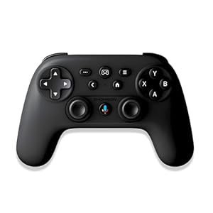 THOMSON Manette Sans Fil 400A – Gamepad – Bluetooth 5.0 – Compatible Android TV/Smartphone/PC Windows/iOS – Gyroscope 6 Axes – Vibration – Micro + Assistant Google – USB-C – Batterie Rechargeable