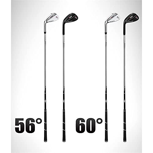 Lewa ręka Golf Sand Wedge 56D 60D Steel Shaft Agresywne rowki Precyzyjne sterowanie spinowe Mężczyźni Kobiety
