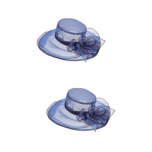 Chapeaux pour femmes en paille tressée Healeved finitions fil