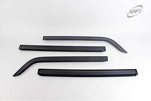 SAFE Smoke Window Visor Sun Rain Vent Guard 4p for 1997-2003 Hyundai Galloper II