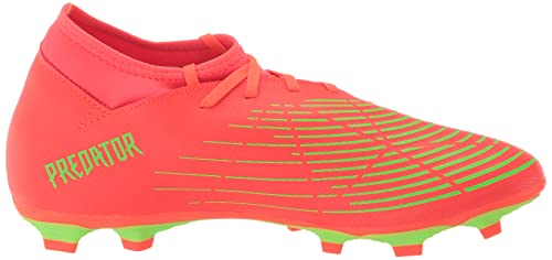 Adidas Unisex Edge.4 Predator Flexible Ground Soccer Shoe, Solar Red/Solar Green/Black (Sock), 9 Us Men #TOP5