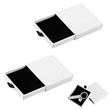 Multifonction : cette boîte à bijoux peut être utilisée pour présenter des bijoux, des cadeaux et des produits de vente au détail et convient pour emballer des travaux manuels, des cadeaux de fête, des bijoux, des cadeaux, etc. Assez pour répondre à vos besoins de rangement de bijoux et rendre vos bijoux plus rangés et organisés.