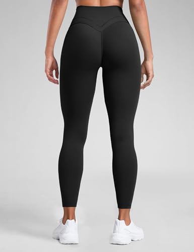 Unthewe High Waisted Butt Lifting Workout Gym Leggings for Women - No Front Seam Tummy Control Yoga Pants3