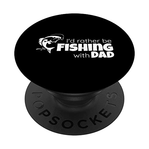 Je préfère pêcher avec papa, père et fils, pêcher ensemble PopSockets PopGrip Interchangeable