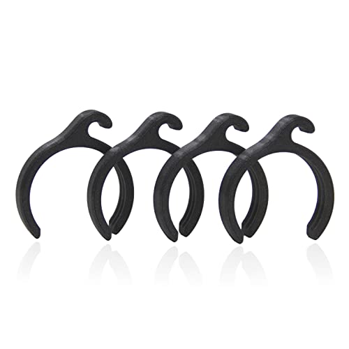 Serious Grit - Quick Connect Vacuum Hose Clips for Sanding - Pack of Four 1 7/8" (47mm) Dust Extractor Sander Cord Clips - Made in USA